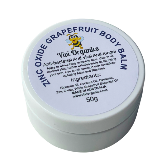 Vivi Organics Grapefruit & Zinc Oxide Beeswax Body Balm